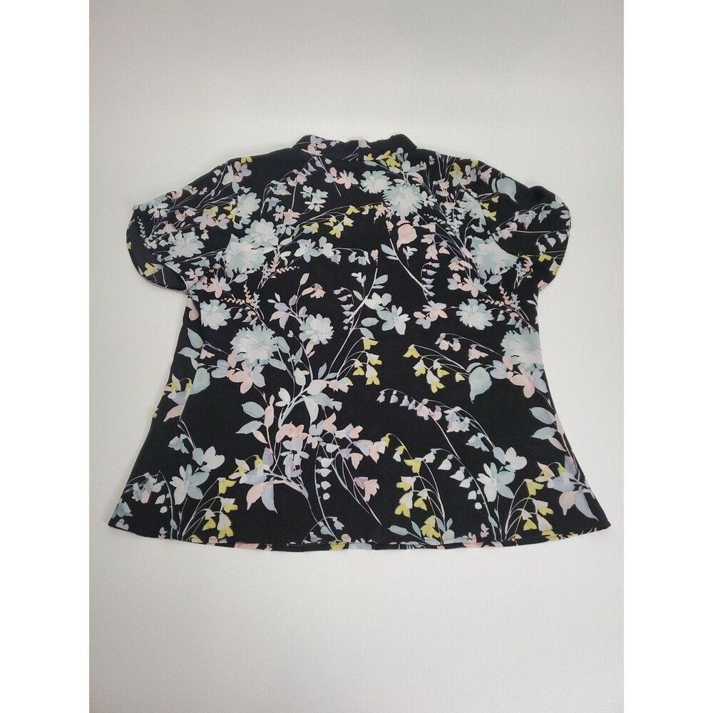 Calvin Klein Women's Floral Scrub Blouse, XL - Picture 5 of 6